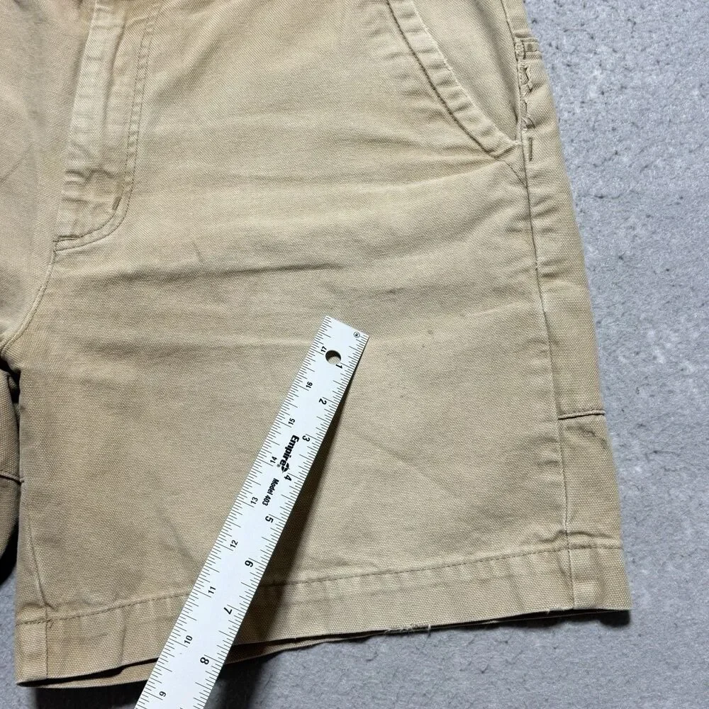 Patagonia Stand Up Shorts Men’s 34 Tan Organic Cotton Canvas 6”Heritage VTG